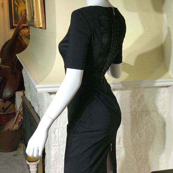 JAC by Jacqueline Conoir Lace Back Bodicon LBD - Picture 4 of 9